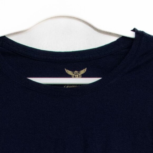 Mens Navy Blue Long Sleeve Shirt By Faded Glory - Picture 2 of 8